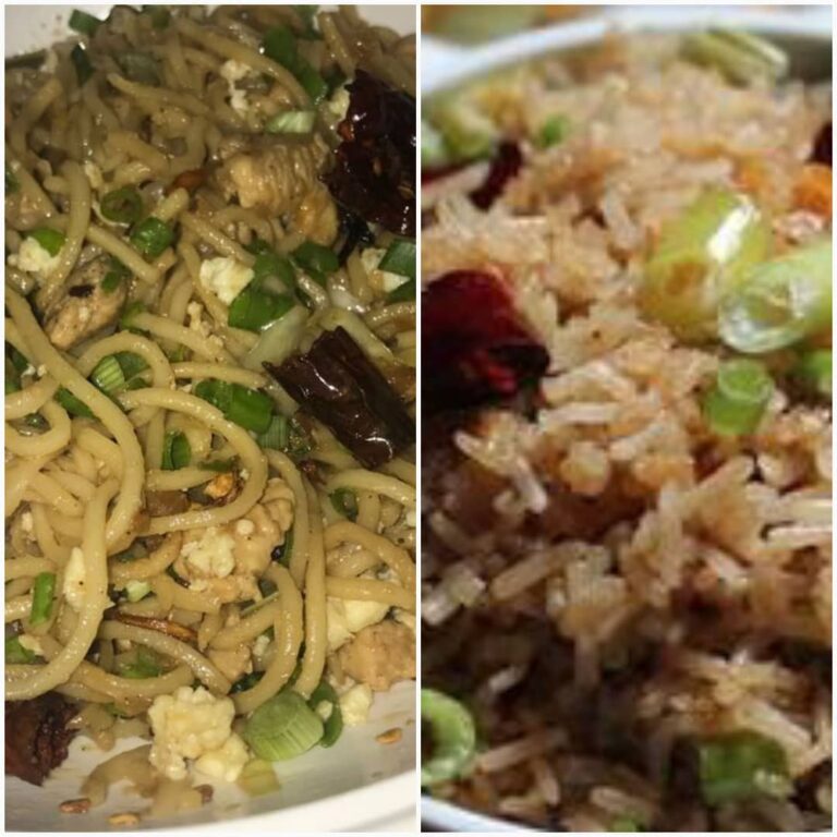 Burnt Chilli Garlic Rice / Noodles