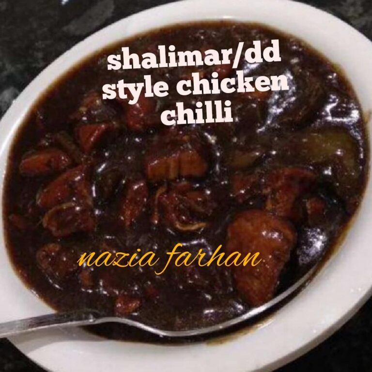 Shalimar / Delhi Darbar Style Chicken Chilli