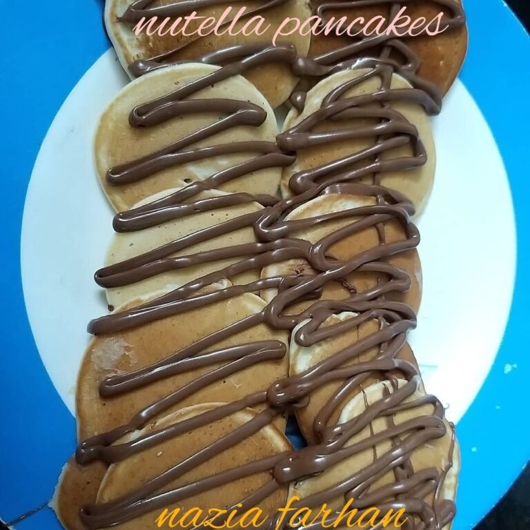 1 Minute Nutella Pancakes