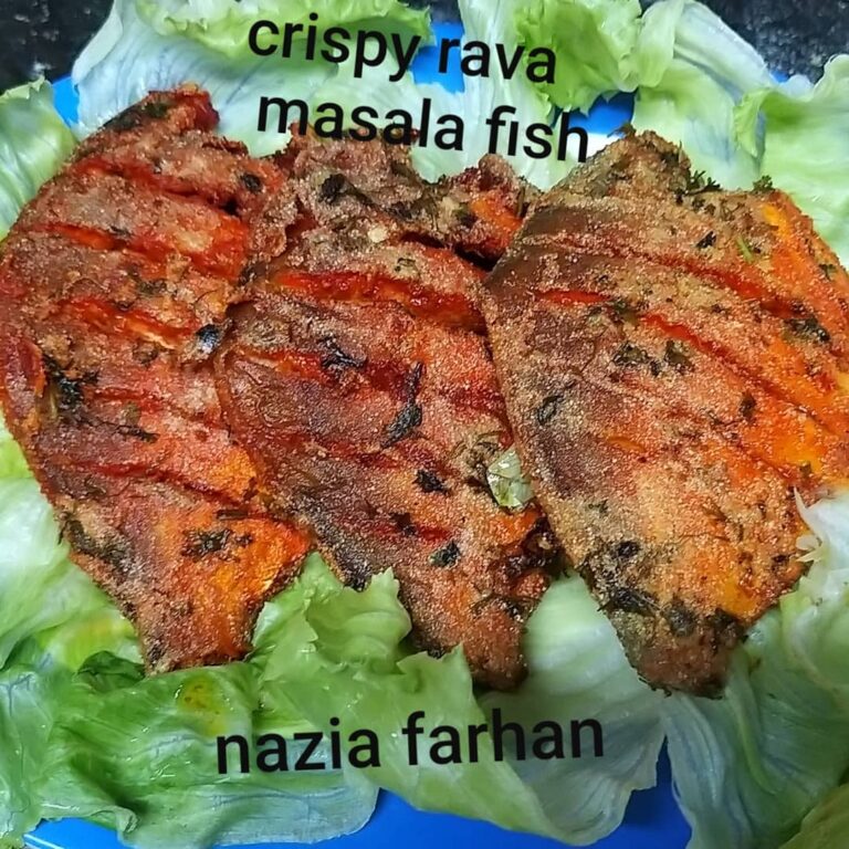 Crispy Rava Masala Fish