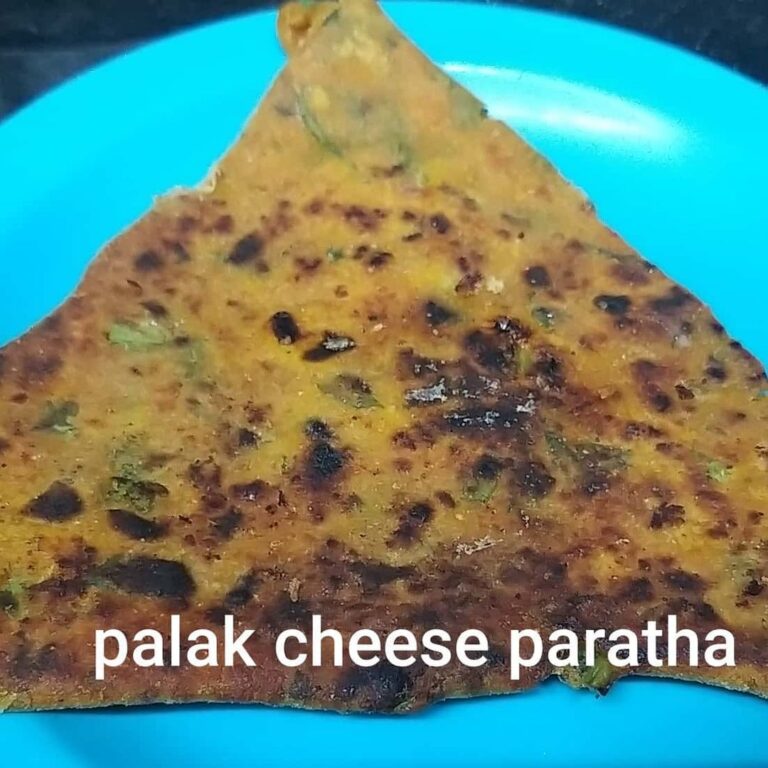 Palak Cheese Paratha