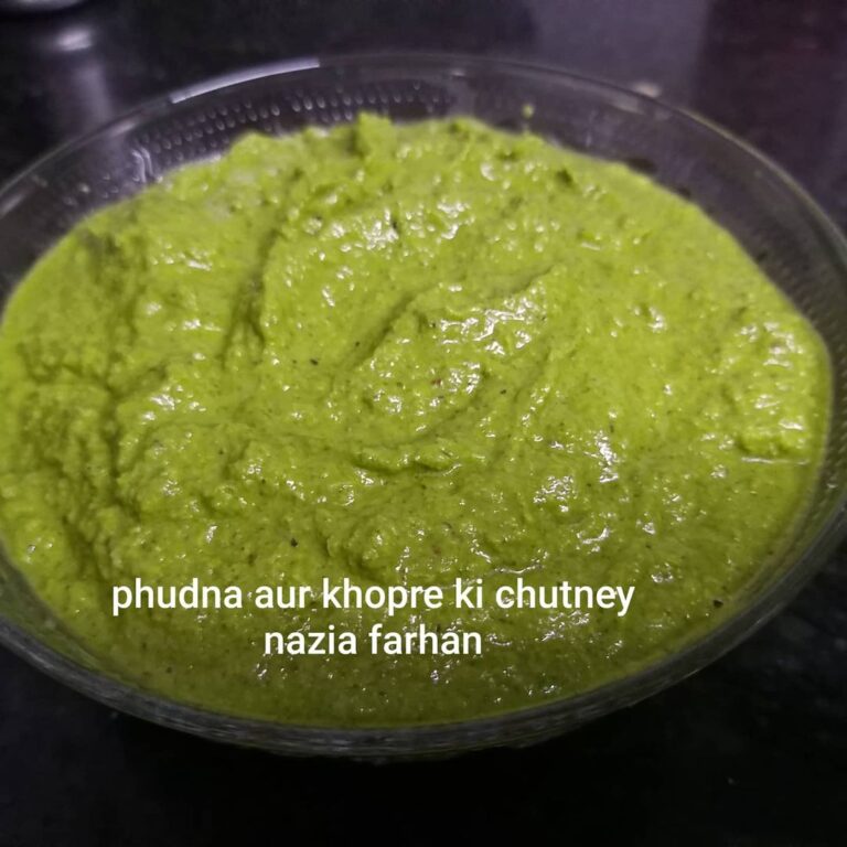 Phudina Aur Khopre Ki Chutney