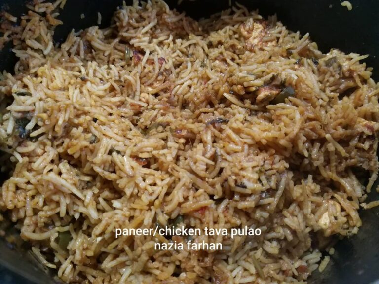 Paneer / Chicken Tava Pulao