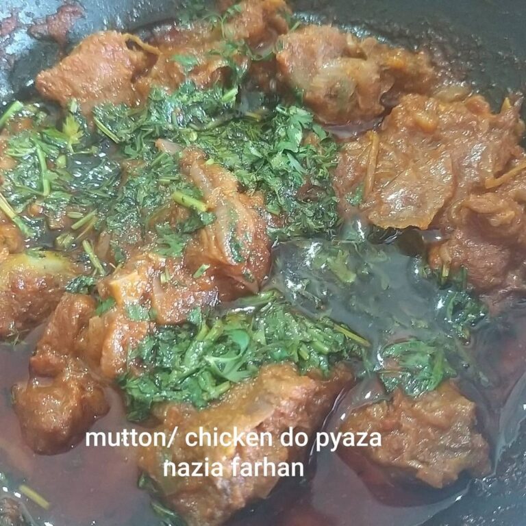 Mutton / Chicken Do Pyaza