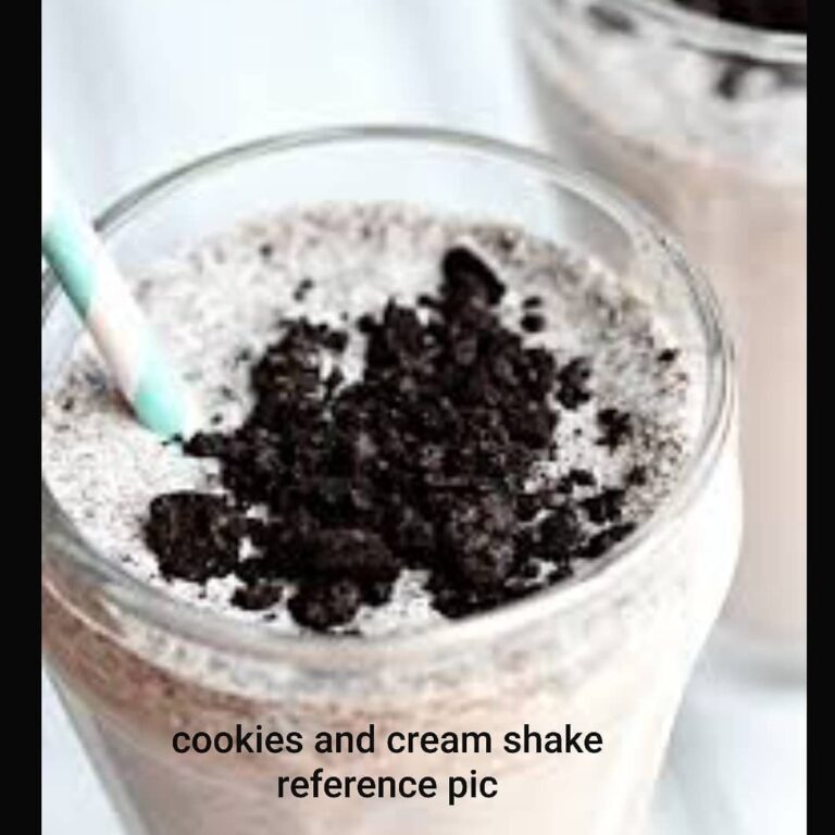 Cookies And Cream Shake