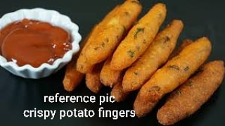 Crispy Potato Fingers