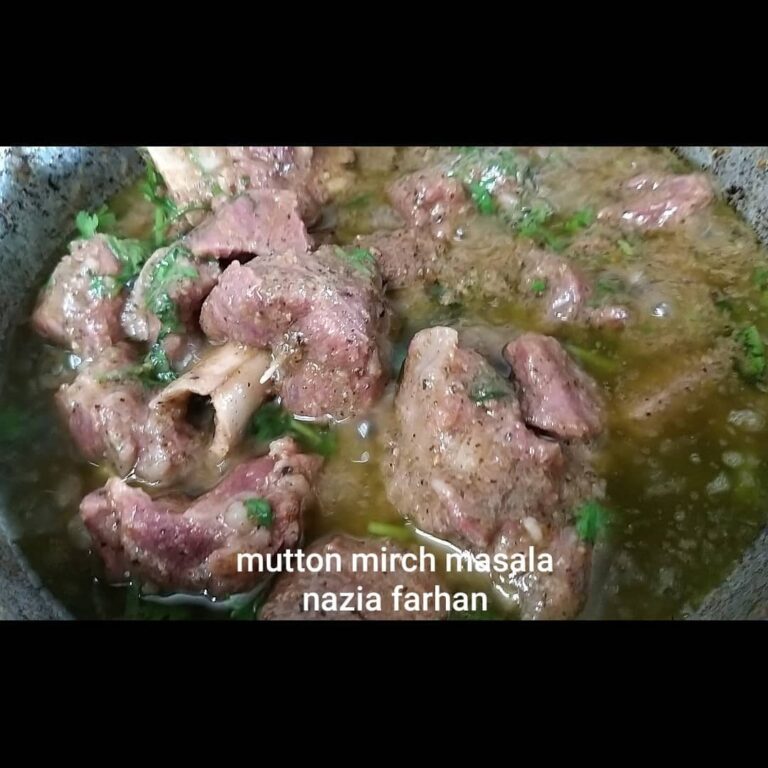 Mutton / Chicken Mirch Masala