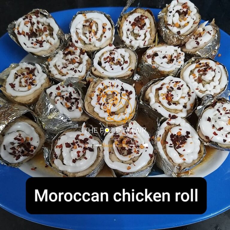 Moroccan Chicken Roll