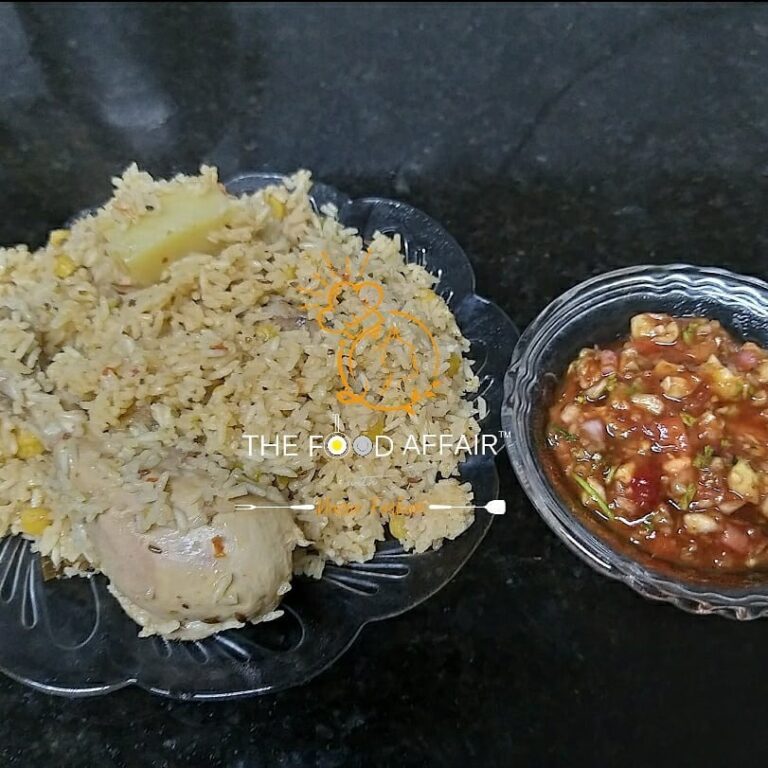 Bhatyara Style Pulao With Chana Dal