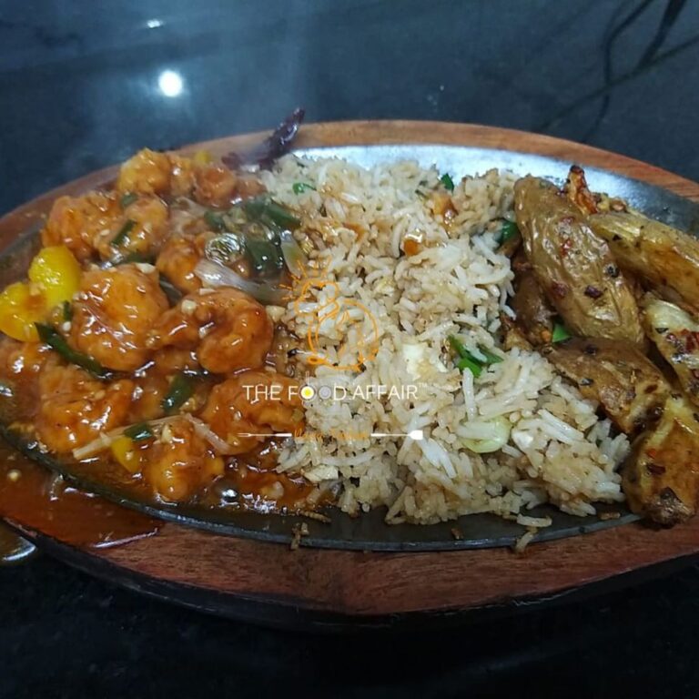 Prawns / Chicken Manchurian Sizzler