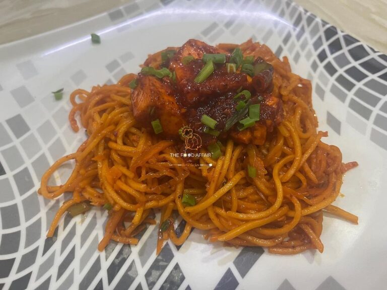 Smoked Shezwan Noodles And Chilli