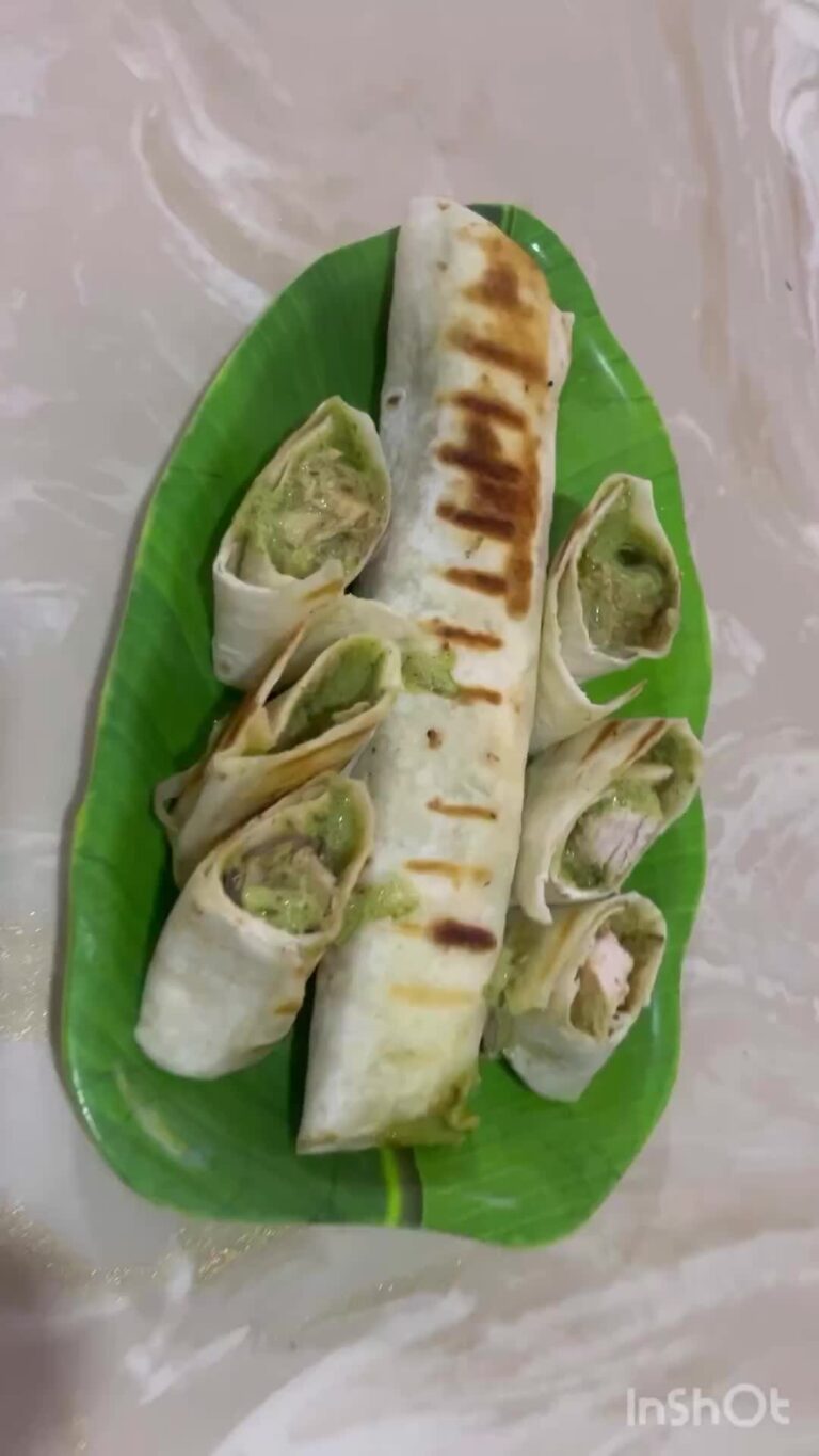 Chicken Chatkhara Wrap