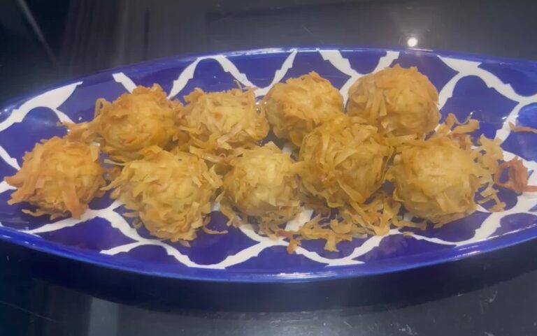 Chicken Cheese Thread Balls