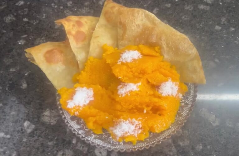 Street Style Halwa Paratha