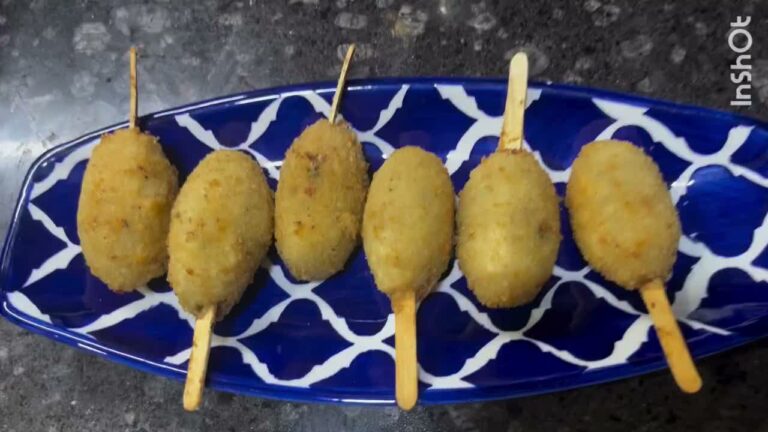 Cheesy Chicken Popsicles